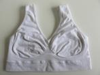 Witte sporttop, sportbh met brede banden maat M, Verzenden, Gedragen, Maat 38/40 (M), Wit