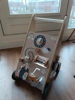 Tryco Houten loopwagen met blokken, Kinderen en Baby's, Speelgoed | Babyspeelgoed, Ophalen of Verzenden, Zo goed als nieuw, Overige typen