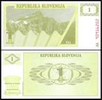 Slovenia 1990, 5 verschillende bankbiljetten (UNC), Verzenden, Overige landen, Setje