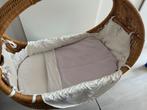 Rotan wieg type Celine + bekleding en beddengoed, Kinderen en Baby's, Babywiegjes en Ledikanten, Ophalen, Zo goed als nieuw, Wieg