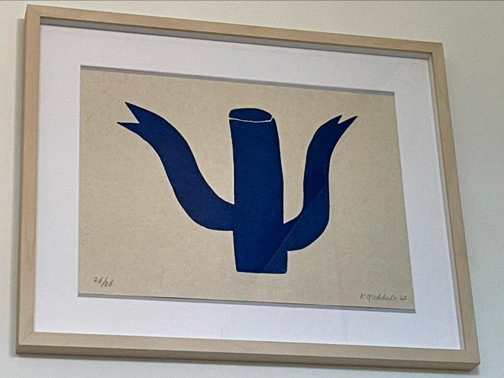 Litho Klaas Gubbels 2025 - kleine oplage, Antiek en Kunst, Kunst | Litho's en Zeefdrukken, Ophalen of Verzenden