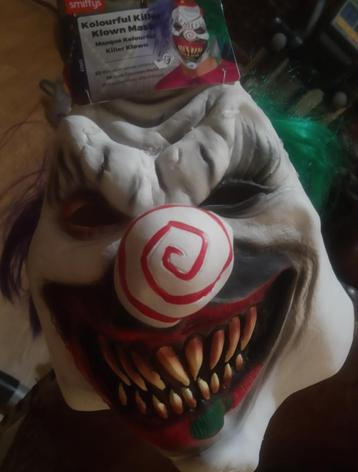 Nieuw Halloween KILLER CLOWN masker  beschikbaar voor biedingen