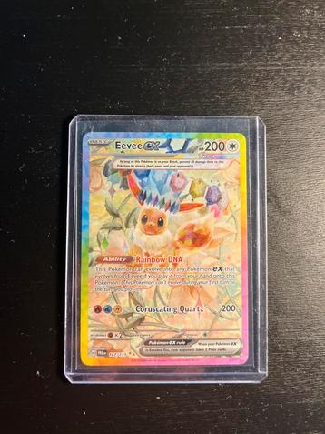 Eevee ex alt art pokemon kaart beschikbaar voor biedingen