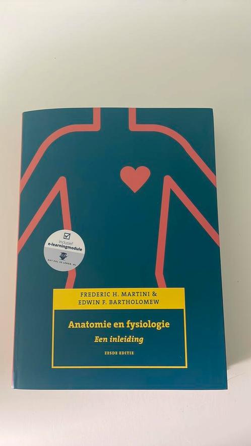 Frederic H. Martini - Anatomie en fysiologie, een inleiding, Boeken, Schoolboeken, Zo goed als nieuw, Nederlands, Overige niveaus