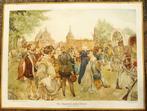 Oude schoolplaat van 1920 met een Hagepreek bij Utrecht, Ophalen of Verzenden, Geschiedenis