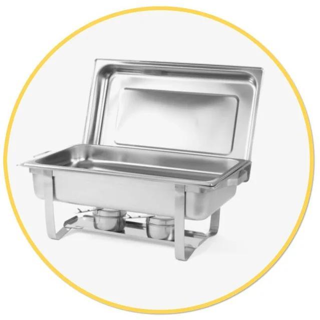 Chafing dish || te huur/huren?, Hobby en Vrije tijd, Feestartikelen | Verhuur, Zo goed als nieuw, Ophalen