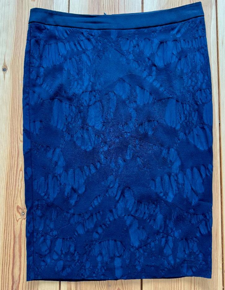 Rok Summum Studio - Blauw / Donkerblauw - Medium maat 38, Kleding | Dames, Rokken, Zo goed als nieuw, Maat 38/40 (M), Blauw, Knielengte