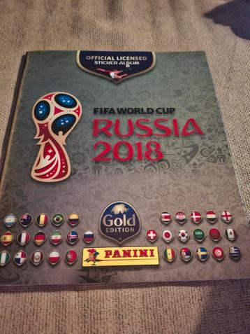 Nieuw leeg Panini Swiss WK 2018 Gold Edition album beschikbaar voor biedingen