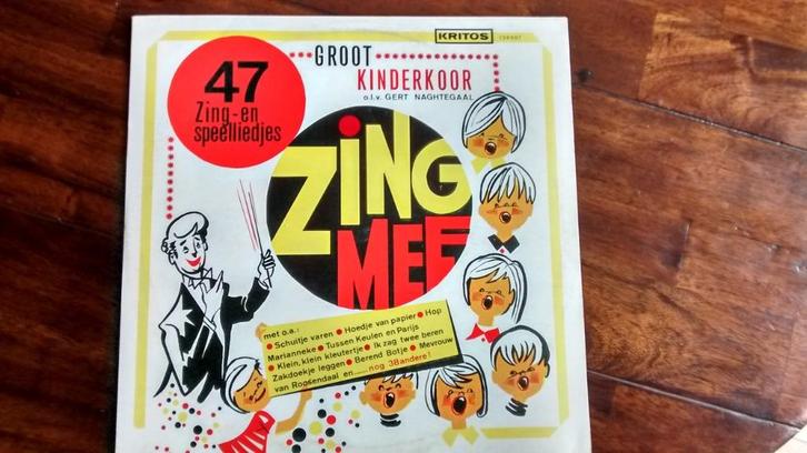 LP - Groot Kinderkoor - 47 Zing - en Spelliedjes, Cd's en Dvd's, Vinyl | Kinderen en Jeugd, Muziek, Ophalen of Verzenden