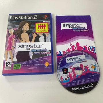 SingStar Boys Bands vs Girls Bands  Ps2 beschikbaar voor biedingen