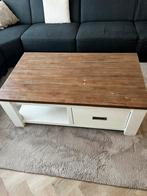 Massif houten salontafel, Gebruikt, 100 tot 150 cm, Minder dan 50 cm, Rechthoekig