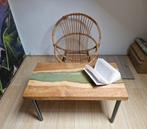 Epoxy river bijzet tafel, Huis en Inrichting, Ophalen, Gebruikt, Epoxy, 55 tot 75 cm