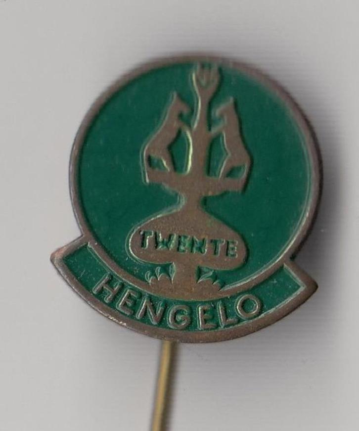Hengelo Twente stadswapen speldje, Verzamelen, Speldjes, Pins en Buttons, Gebruikt, Speldje of Pin, Overige onderwerpen, Ophalen of Verzenden