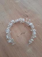 Witte bruidsaccessoire met kralen en parels, Verzenden, Nieuw, Wit, Accessoires