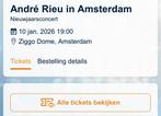 André rieu 2 tickets amsterdam, Tickets en Kaartjes, Twee personen, Overige soorten