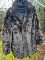 Mooie 2-zijdige bontjas - lijkt net echt! Maat 48 bruin, Ophalen of Verzenden, Zo goed als nieuw, Maat 46/48 (XL) of groter, Bruin