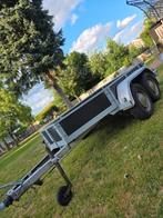 Te koop dubbelasser trailer, Auto diversen, Aanhangers en Bagagewagens, Ophalen, Gebruikt