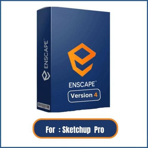 Enscape v4 voor Sketchup Pro Volledige versie, Computers en Software, Ontwerp- en Bewerkingssoftware, Nieuw, Windows, Ophalen