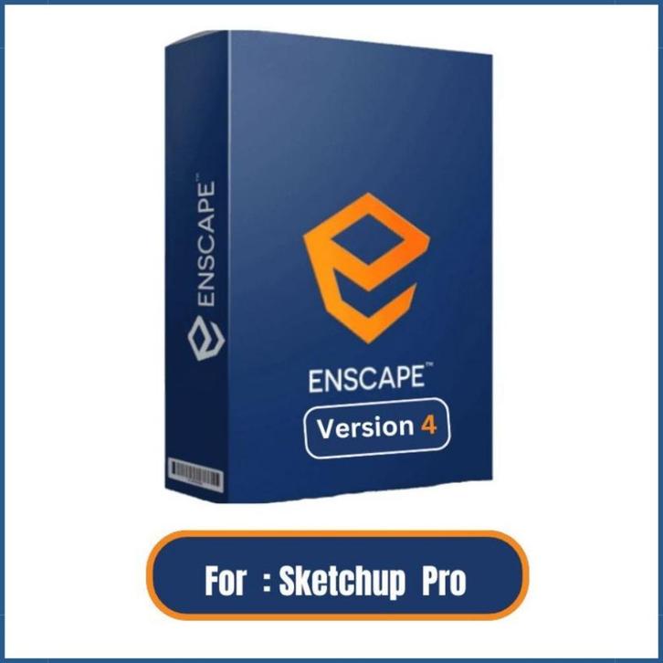 Enscape v4 voor Sketchup Pro Volledige versie, Computers en Software, Ontwerp- en Bewerkingssoftware, Nieuw, Windows, Ophalen