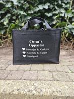 Oma's Oppastas, Sieraden, Tassen en Uiterlijk, Tassen | Damestassen, Nieuw, Shopper, Ophalen of Verzenden, Zwart