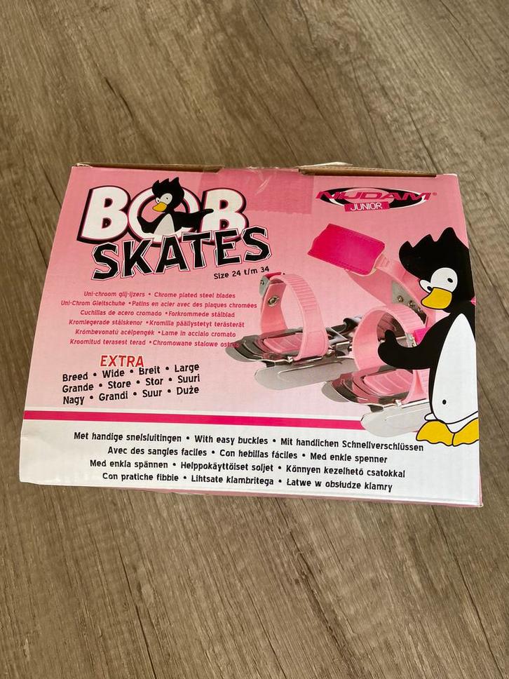 2x Nijdam meisjes bob skates – verstelbaar maat 24 t/m 34, Kinderen en Baby's, Speelgoed | Overig, Zo goed als nieuw, Meisje, Ophalen of Verzenden