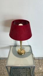 Tafellamp messing kleurig, Ophalen of Verzenden, Zo goed als nieuw, Minder dan 50 cm