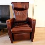 sta op stoel Prominent leer, Huis en Inrichting, Fauteuils, Ophalen, Gebruikt, Minder dan 75 cm, Leer