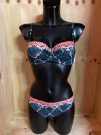 Chantelle strapless bikini maat 75c slip 38, Verzenden, Nieuw, Blauw, Bikini