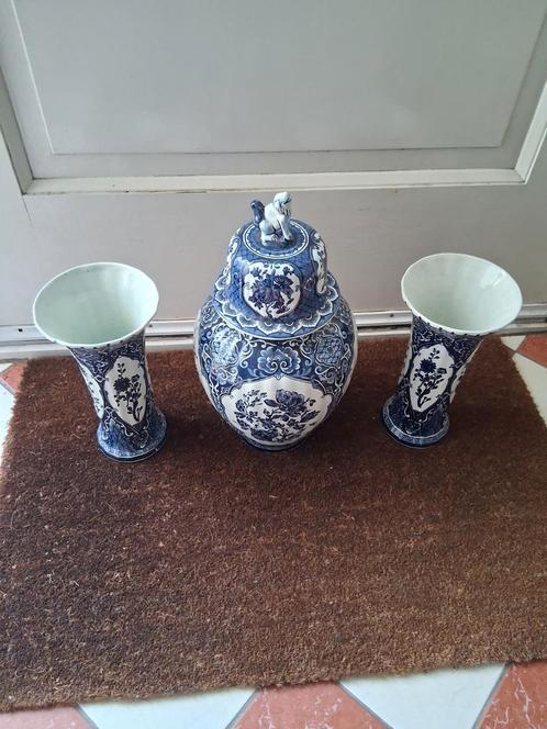 Delfts Blauw Boch Royal Sphinx Set, Antiek en Kunst, Antiek | Keramiek en Aardewerk, Ophalen