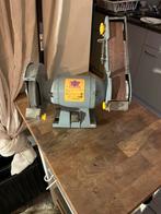 Top Craft Werkbankslijpmachine met schuurband, Ophalen of Verzenden, Gebruikt, Minder dan 700 watt, Werkbankslijpmachine