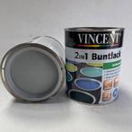 Vincent Verf Binnen en Buiten Lak RAL 7001 Zilver Grijs 750m, Doe-het-zelf en Verbouw, Verf, Beits en Lak, Vincent, Nieuw, Ophalen of Verzenden
