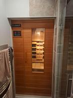 Infarood sauna (keramische lampen) incl radio en verlichting, Sport en Fitness, Sauna, Ophalen, Zo goed als nieuw, Infrarood, Complete sauna