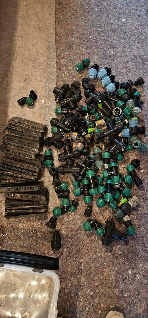 Tyleen Koppelingen 25mm + deense bodem Zeefjes en doorvoeren, Tuin en Terras, Tuinslangen, Gebruikt, Overige typen, Ophalen of Verzenden
