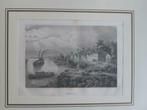 10/ Amerika USA Kansas Staalgravure ca 1850, Ophalen of Verzenden