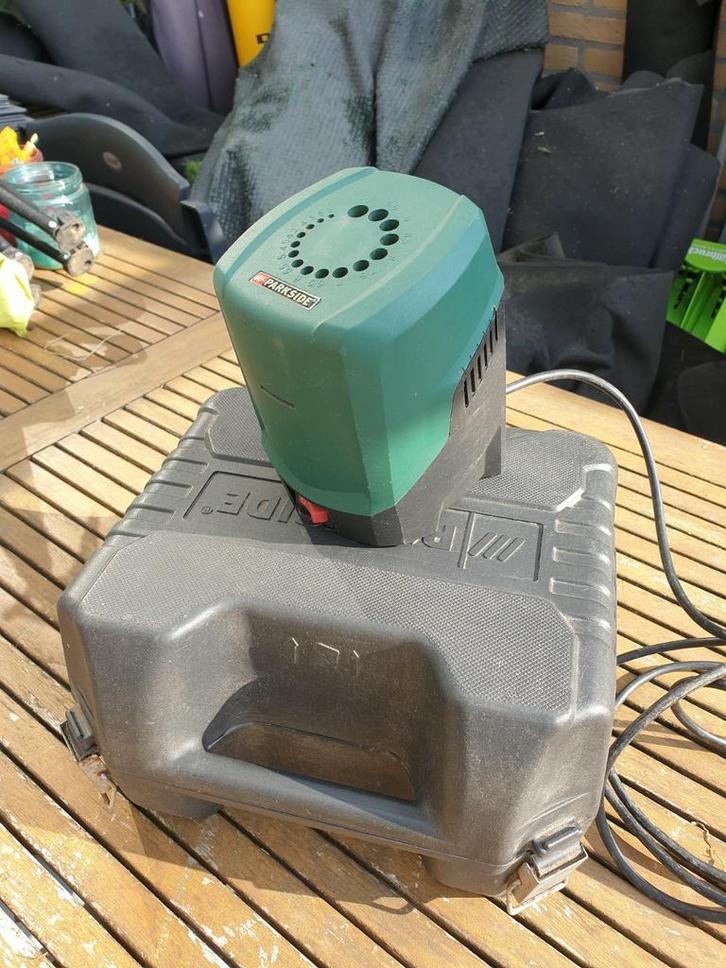 Borenslijper Parkside  compleet met koffer, Doe-het-zelf en Verbouw, Gereedschap | Slijpmachines, Gebruikt, Overige typen, Minder dan 700 watt