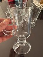 6 xGlazen op voet, Verzamelen, Glas en Borrelglaasjes, Ophalen, Zo goed als nieuw, Overige typen