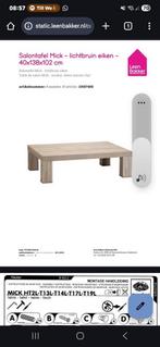 Brede salontafel Serie Mick Leen bakker, Huis en Inrichting, Ophalen, Gebruikt, 50 tot 100 cm, Minder dan 100 cm