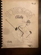 BALLY HOT DOGGIN MANUAL WITH SCHEMATICS, Gebruikt, Elektronisch, Bally, Ophalen of Verzenden
