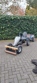 Trapauto met aanhanger, Kinderen en Baby's, Speelgoed | Buiten | Voertuigen en Loopfietsen, Ophalen of Verzenden, Gebruikt, Trapvoertuig