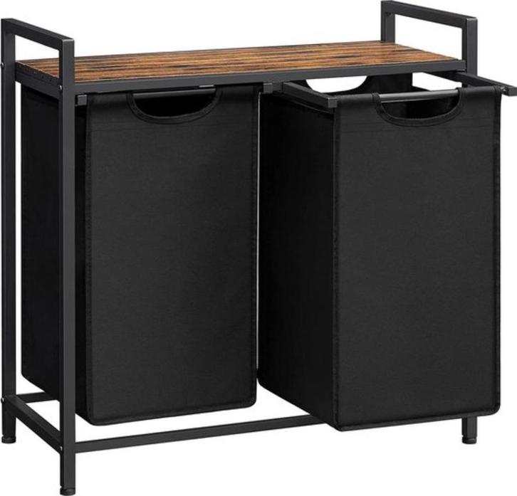 xDays LHBR2 Wasmand 2 vakken uitschuifbaar NIEUW IN DOOS, Huis en Inrichting, Woonaccessoires | Schalen en Manden, Nieuw, Mand