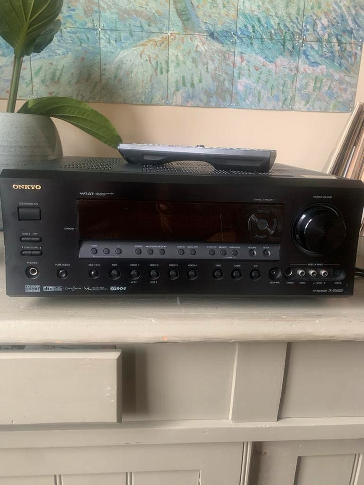 Onkyo TX-SR603E AV Receiver - Topklasse!, Audio, Tv en Foto, Versterkers en Receivers, Gebruikt, 5.1, 120 watt of meer, Onkyo