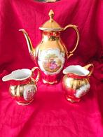 Antiek gouden koffiekan set, Antiek en Kunst, Antiek | Servies compleet, Ophalen of Verzenden