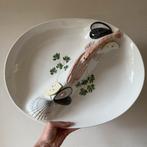 Unieke Vintage Kreeften Schaal, Fruit De Mer Serveerschaal, Ophalen, Gebruikt, Keramiek, Schaal of Schalen