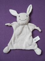 EVORA Knuffeldoekje KONIJN FUNNY BUNNY. GRIJS **Nieuw**, Kinderen en Baby's, Speelgoed | Knuffels en Pluche, Ophalen of Verzenden