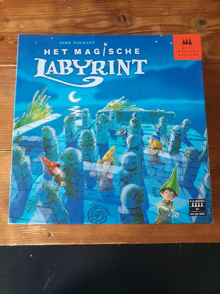 Het Magische Labyrint - Leuk Bordspel!, Hobby en Vrije tijd, Gezelschapsspellen | Bordspellen, Zo goed als nieuw, Een of twee spelers