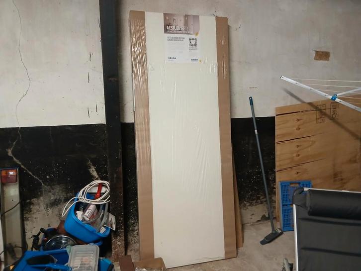 2x Nieuwe Svedex Opdekdeuren incl. Krukjes, Doe-het-zelf en Verbouw, Deuren en Horren, Nieuw, Binnendeur, 200 tot 215 cm, 80 tot 100 cm