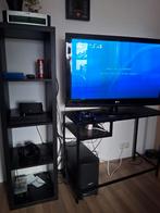 PS4 Compleet: TV, Bose, Controllers, diverse games fc24, Ophalen of Verzenden, Gebruikt, Met 2 controllers