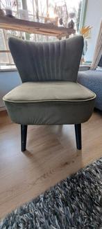 Groen stoeltje te koop, Huis en Inrichting, Ophalen, Minder dan 75 cm, Zo goed als nieuw, Stof