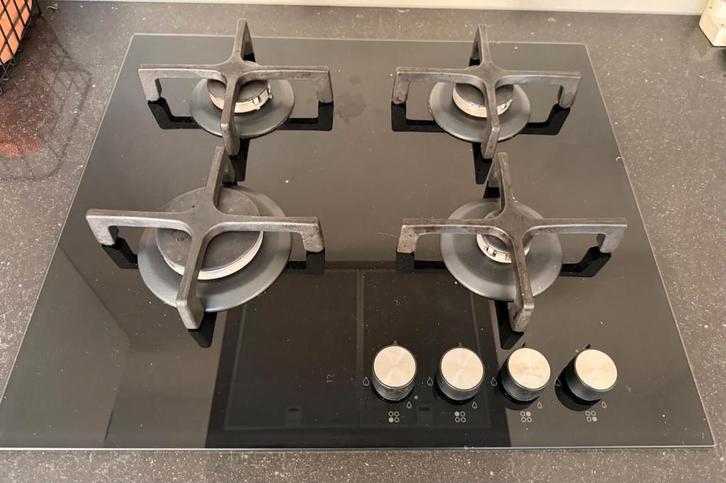 gaskookplaat, Witgoed en Apparatuur, Kookplaten, Gebruikt, Inbouw, Gas, 4 kookzones, Ophalen