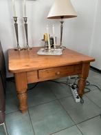 Vierkante tafel grenen, Ophalen